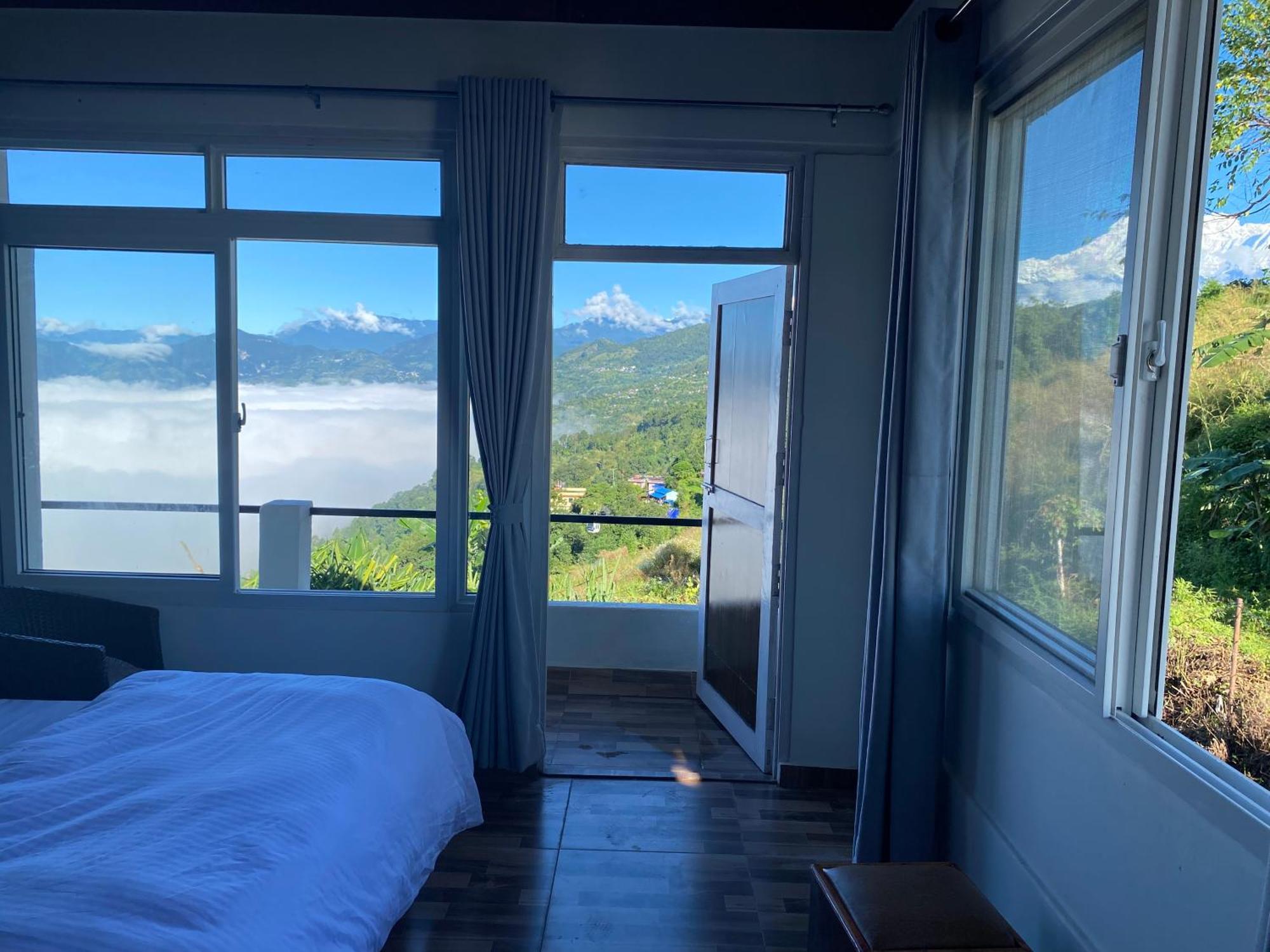 פוקהרה Panoramic View Guest House Sarangkot מראה חיצוני תמונה