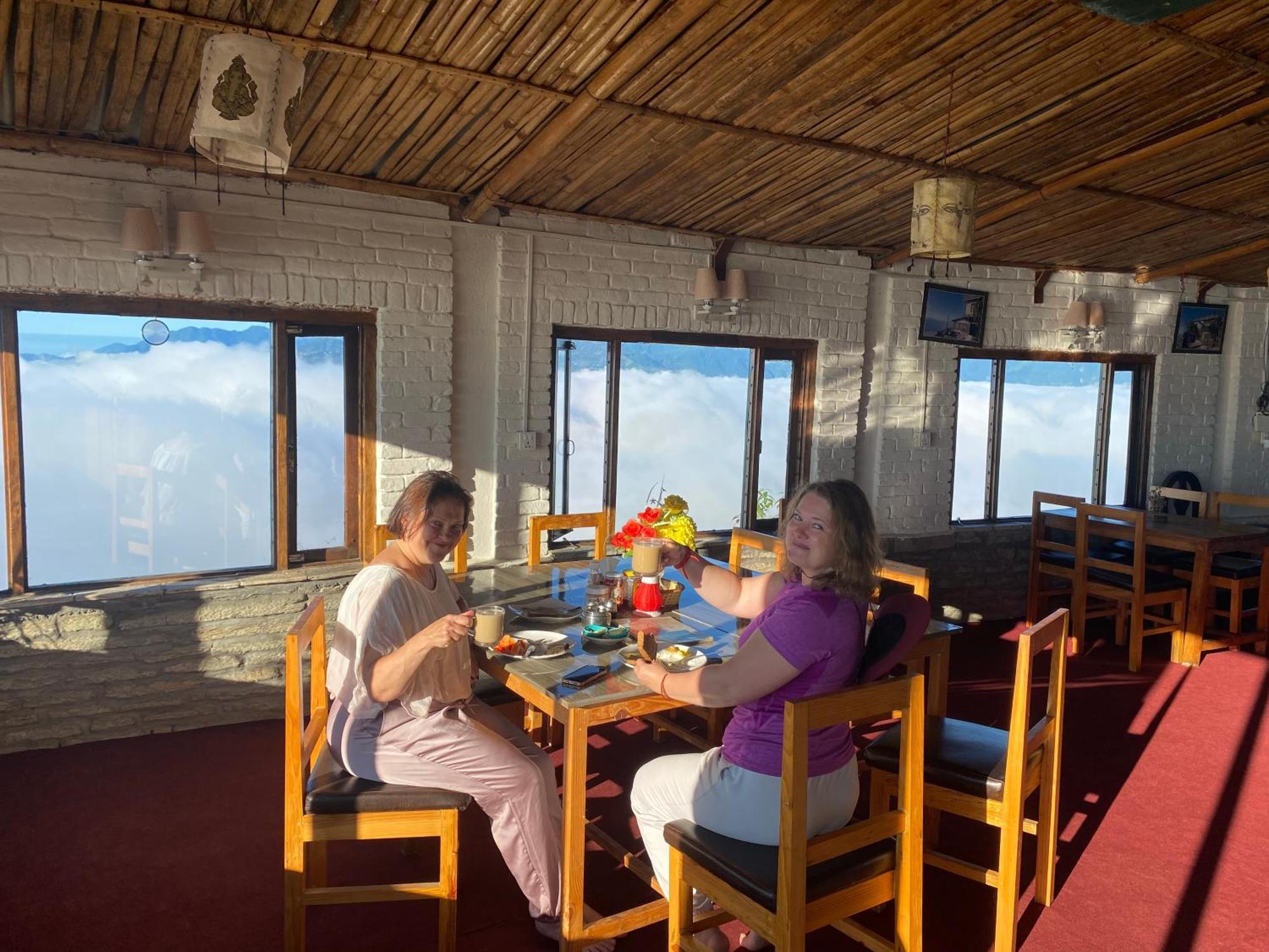 פוקהרה Panoramic View Guest House Sarangkot מראה חיצוני תמונה