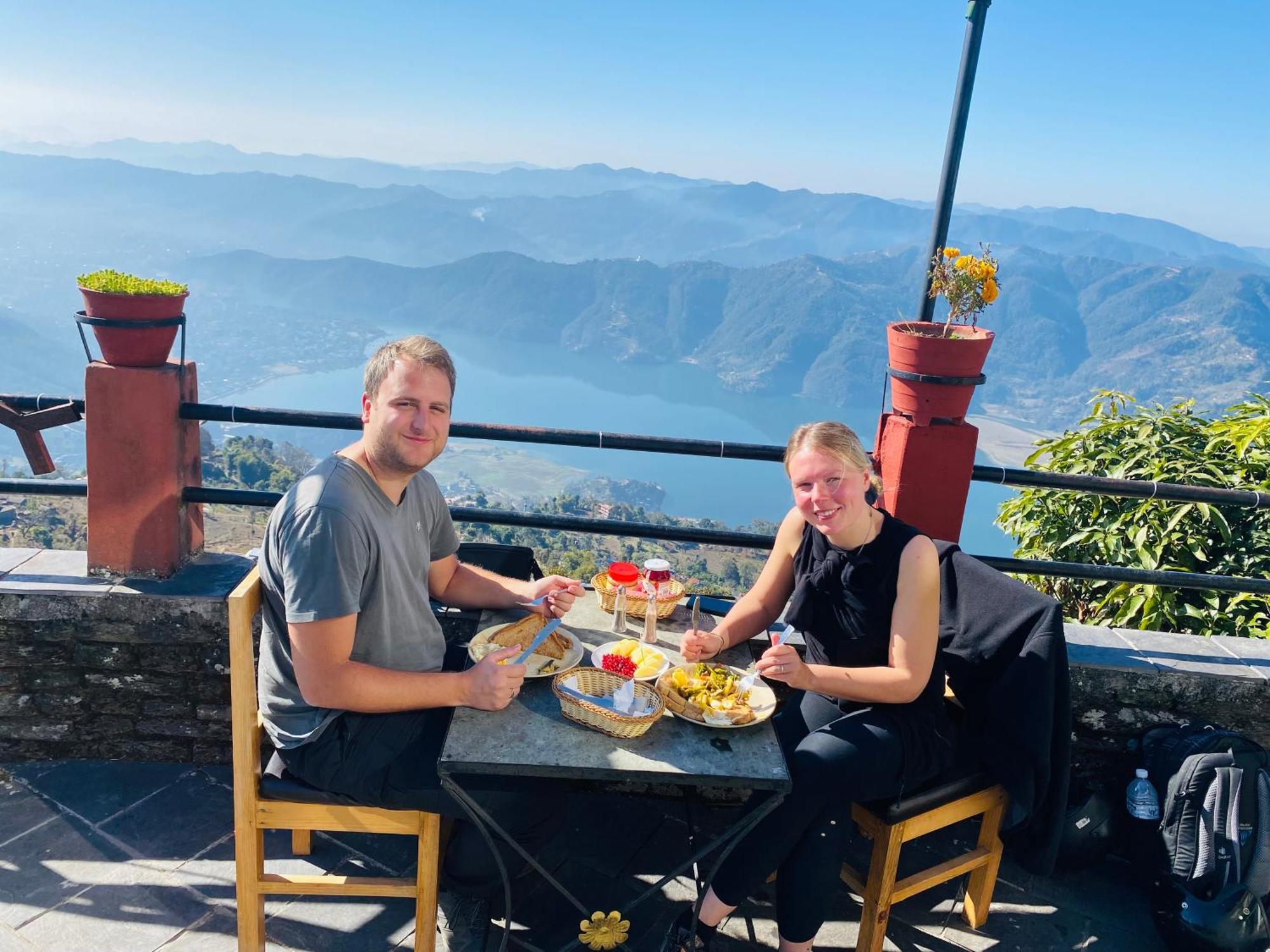 פוקהרה Panoramic View Guest House Sarangkot מראה חיצוני תמונה